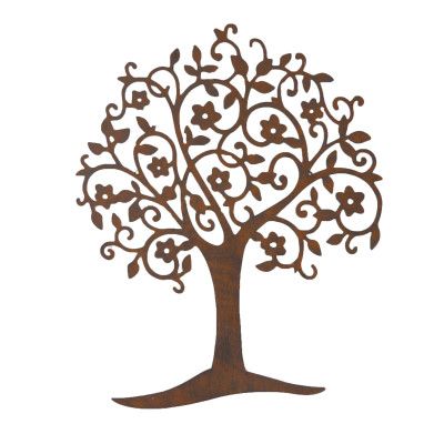 Wandbild Baum Arbol, Eisenvon Zauberblume