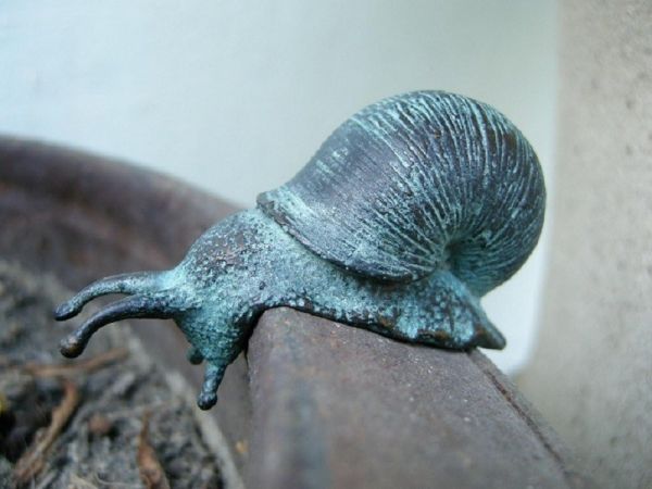 Bronzefigur Mini Schnecke