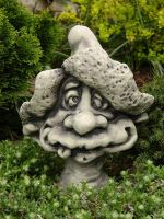 Gartenfigur Magic Mushrooms, "HARALD", Steinguss - Original von Vidroflor
