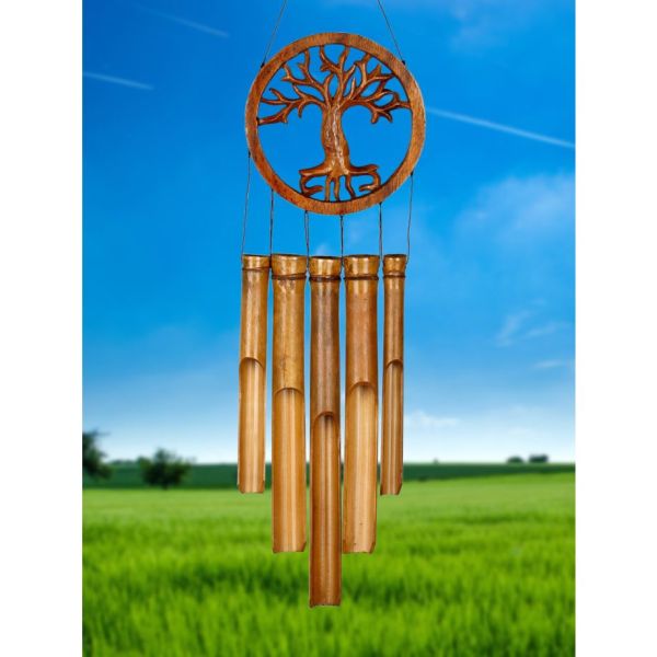 Windspiel Tree of Life Bamboo Chime