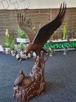 Bronzefigur Adler und Nest
