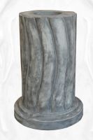 Gartenfigur geschwungene Säule, rund, Steinguss - Original von Vidroflor