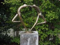 Bronzefigur Abstraktes Tanzpaar