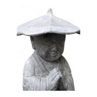 Stehender Mönch mit Hut - Original von Vidroflor