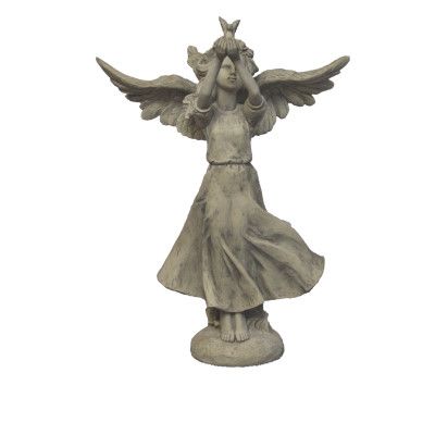 Engelmädchen "Paloma", groß, Resin von Zauberblume