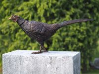 Bronzefigur Vogeltränke mit Vögeln klein-Copy