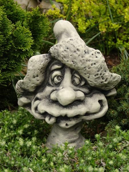 Gartenfigur Magic Mushrooms, "HARALD", Steinguss