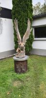 Gartenfigur Engel ATHENE, Steinguss, Rosteffekt - Original von Vidroflor