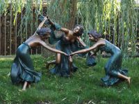 Bronzefigur 3 tanzende Frauen