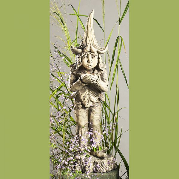 Gartenfigur Lichtertroll, Betonguß,von Zauberblume