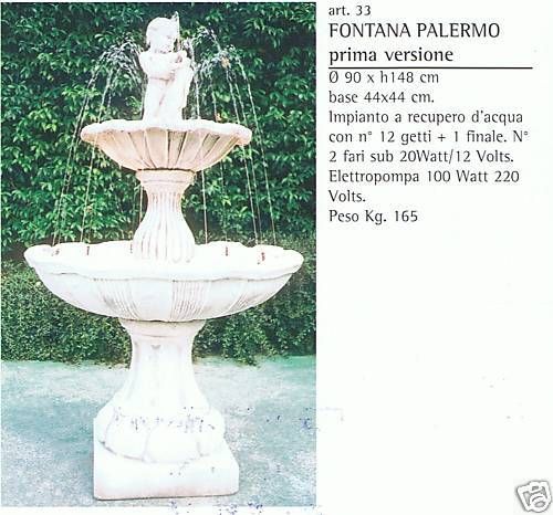 Springbrunnen/Etagenbrunnen Palermo Made in Italy