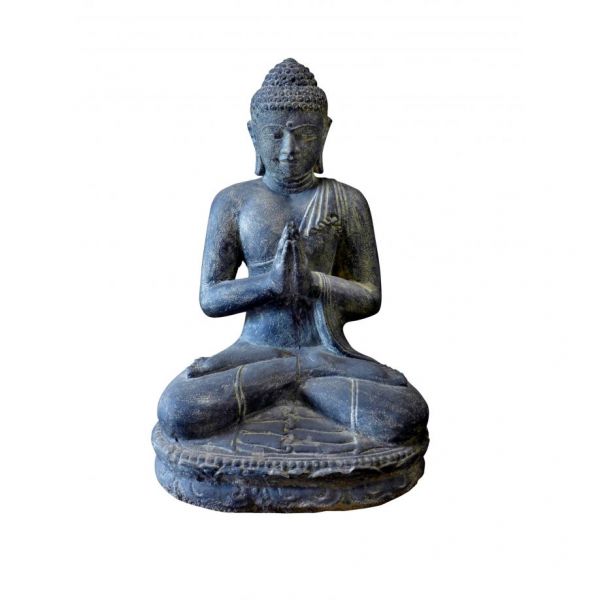 Sitzender Buddha "Begrüßung" , Indisch - Original von Vidroflor