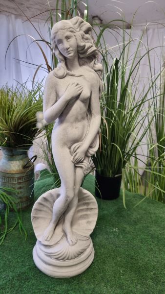 Gartenfigur "Die Geburt der Venus", klein, verschiedene Farben