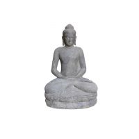 Sitzender Buddha, indisch - Original von Vidroflor