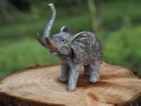 Bronzefigur Elefanten Jungtier